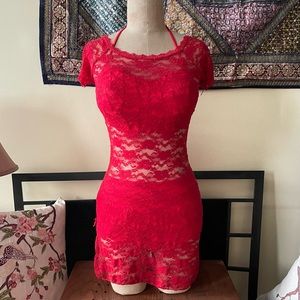 Swimsuit with coverup dress